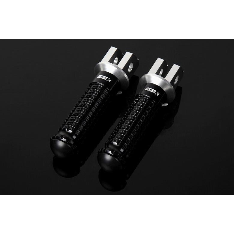 エスエスケイ スピードラ SSKSPEEDRA アルミ削出ステップスタンダード パッセンジャー用 取付部カラー:シルバー ステップバーカラー:ブラック 取寄品
