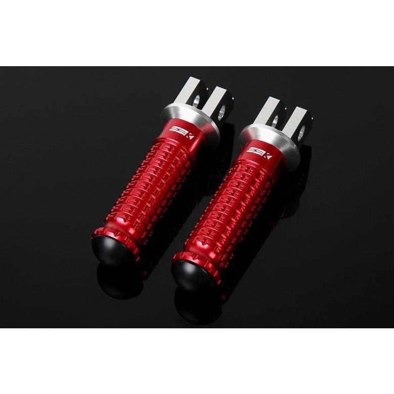 エスエスケイ スピードラ SSKSPEEDRA アルミ削出ステップスタンダードライダー 取付部カラー:シルバー ステップバーカラー:レッド 取寄品