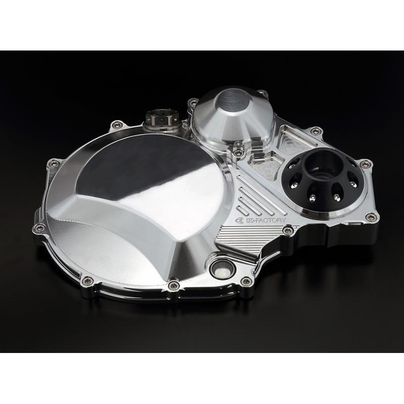 バイクパーツ 駆動系 ケイファクトリー クラッチカバー POL TYPE-2