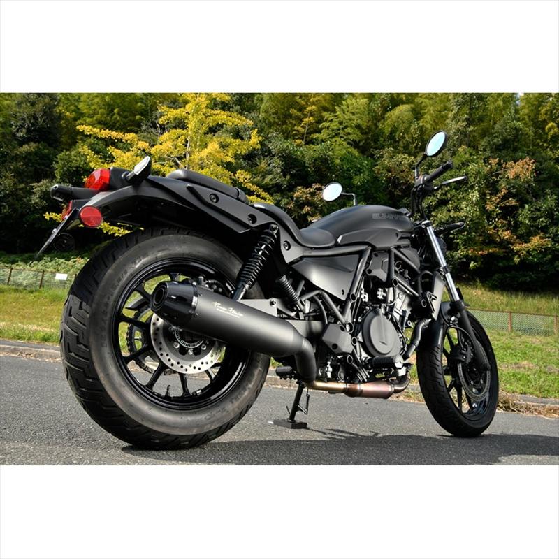 パワーヘッド W マットブラック パワーヘッダー W マットブラック スリップオン：エリミネーター400