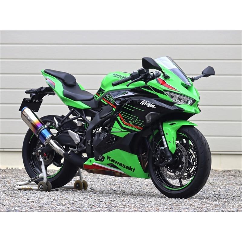 きりあ品 マフラー ダブルアールズ スリップオン SS-OVAL 焼き色タイプ ZX-25R