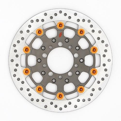 バイク ブレーキ クラッチ SUNSTAR BRAKE サンスター プレミアムRホール &phi;310 ZRX1200DAEG ピン:オレンジ LS207F-OR 取寄品 セール