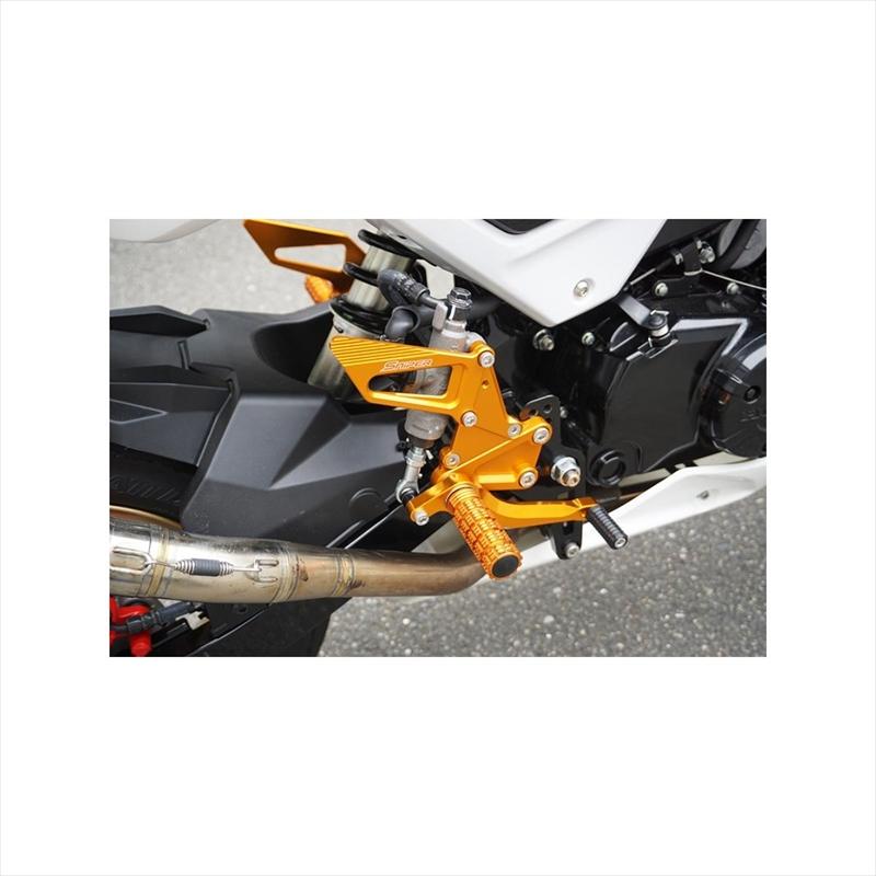 バイクパーツ ステップ スナイパー レース用 バックステップ ゴールド