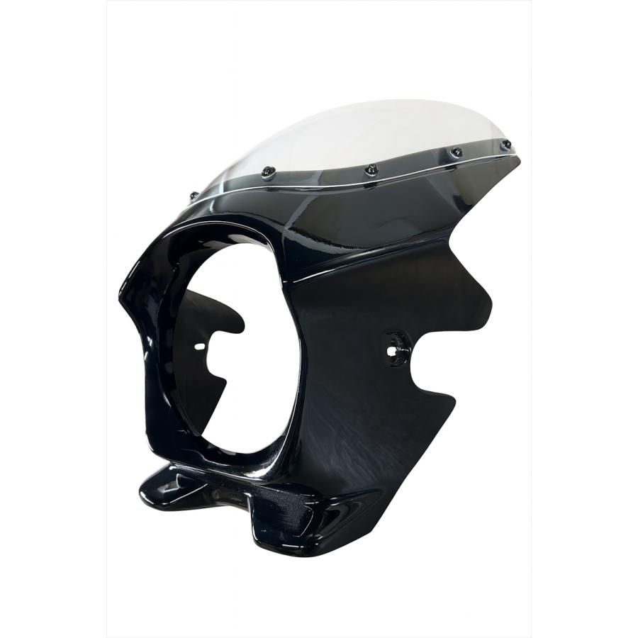 バイクパーツ Z650RS専用ビキニカウル エボニーブラック ショート