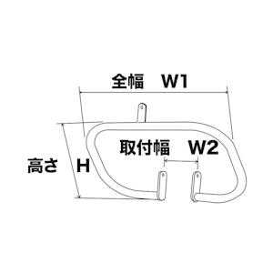 バイク KIJIMA キジマ バンパー フロント メッキ DS1100 DS1100C 405-213 取寄品 セール｜hatoya-parts-nb｜03