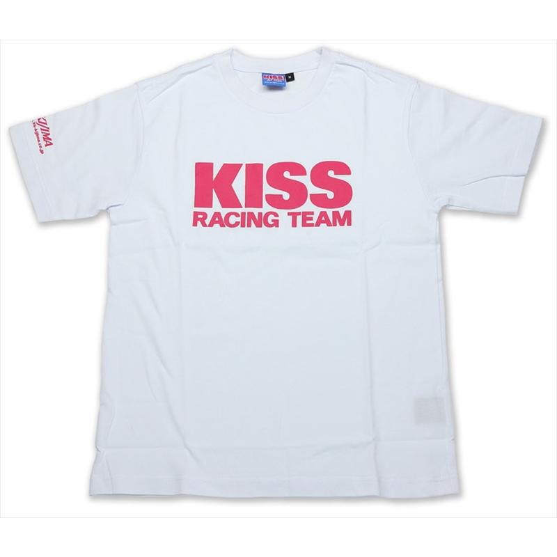 バイク KIJIMA キジマ KISS 2018Tシャツ ホワイト ＃L K1345W07 取寄品