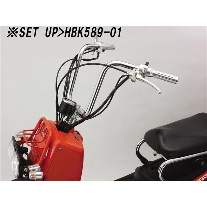 バイク ハンドル ハリケーン HURRICANE 300エイプハンガー３型ハンドルkit HBK623-01 取寄品_1