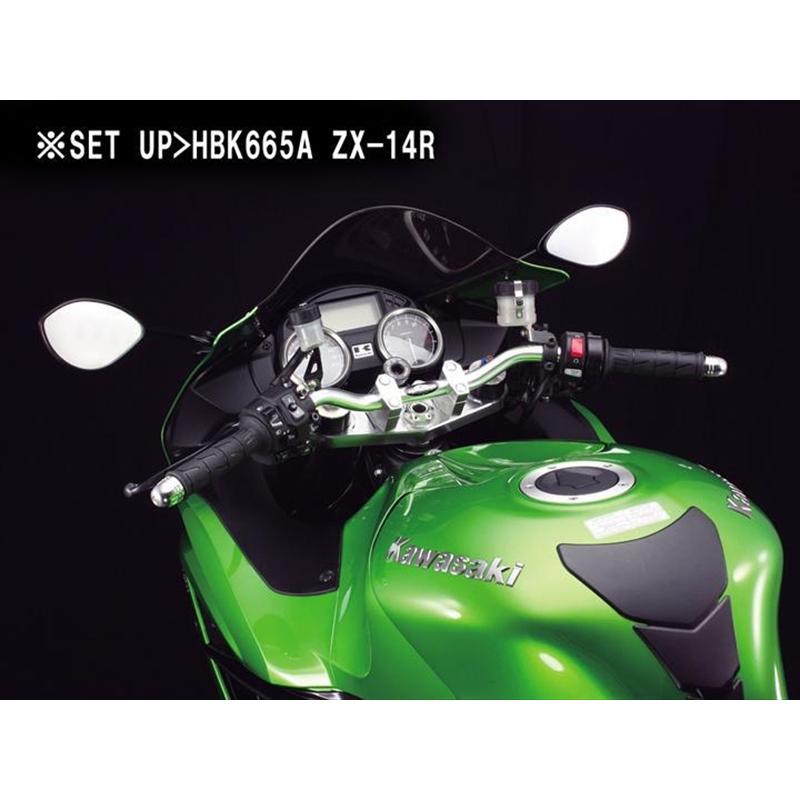自動二輪車 手持ち部分 ハリケイン HURRICANE 赤ちょうちん手持ち部分ｋｉｔ HBK664BSB 取寄品