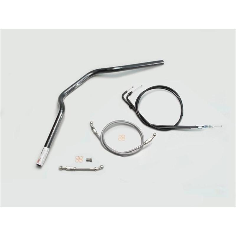 バイク ハンドル ハリケーン HURRICANE ヨーロピアン１型 ハンドルSET H031-009B 取寄品