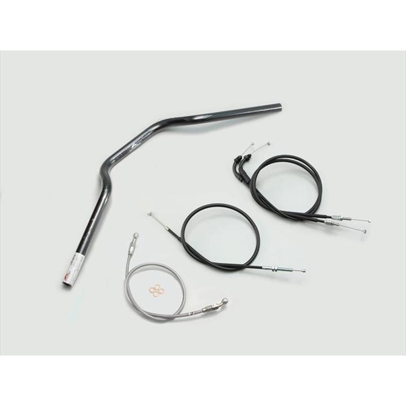 バイク ハンドル ハリケーン HURRICANE ヨーロピアン１型 ハンドルSET H032-009B 取寄品