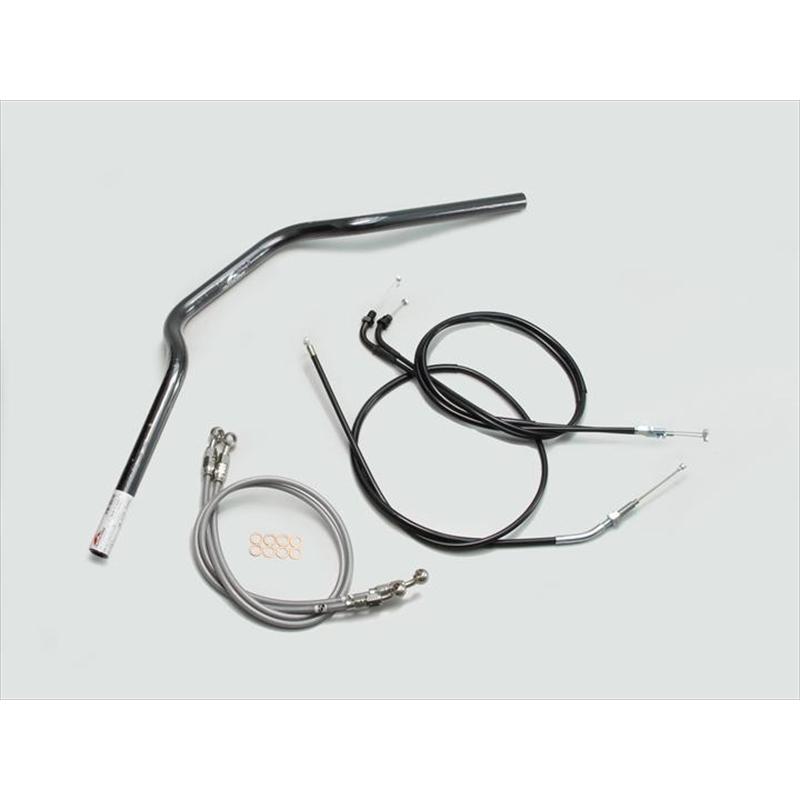 バイク ハンドル ハリケーン HURRICANE ヨーロピアン１型 ハンドルSET H009-009B 取寄品