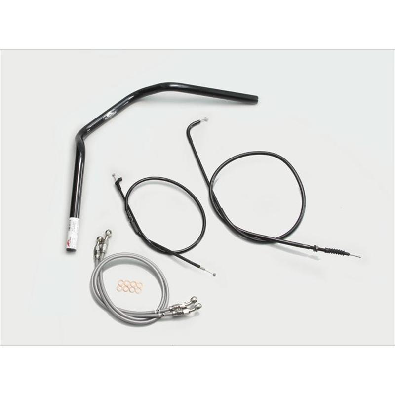 バイク ハンドル ハリケーン HURRICANE ナロー２型 ハンドルSET H303-046B 取寄品
