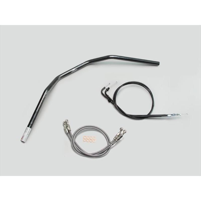 バイク ハンドル ハリケーン HURRICANE トラッカーHIGH ハンドルSET H004-044B 取寄品