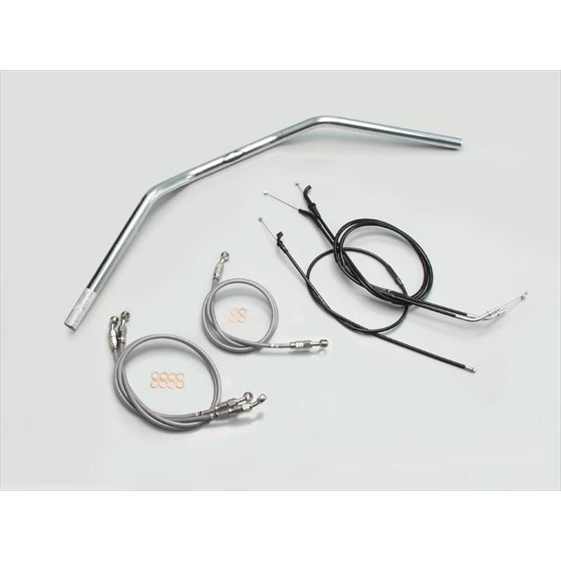 バイク ハンドル ハリケーン HURRICANE トラッカーＬＯＷ ハンドルSET H702-043C 取寄品