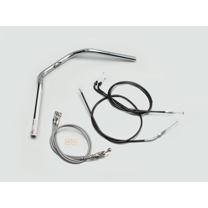バイク ハンドル ハリケーン HURRICANE ナロー２型 ハンドルSET H011-046C 取寄品
