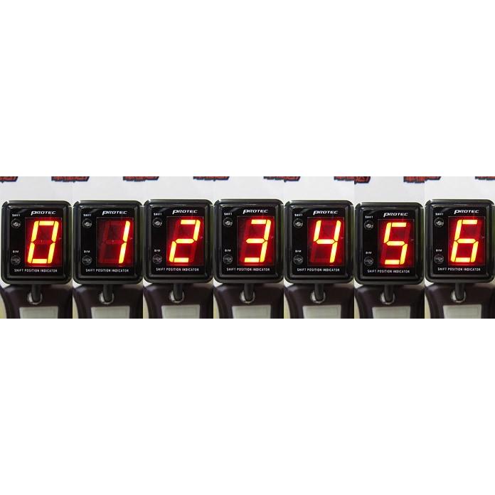 バイク Protec プロテック SPI-K34シフトポジションインジケーター