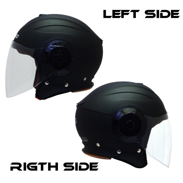 バイクヘルメット NIKKOHELMET N-554 GRAPHIC ジェットヘ バイクヘルメット NIKKOHELMET N-554 MATTE BLACKジェットヘルメット