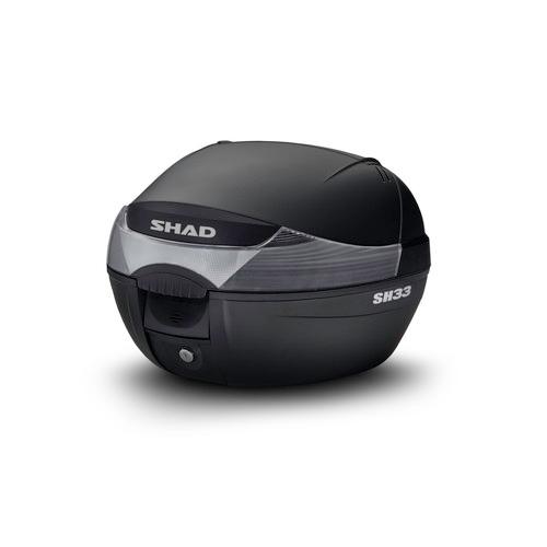 SHAD SH33 33L 無塗装ブラック リアボックス トップケース 通勤 通学 