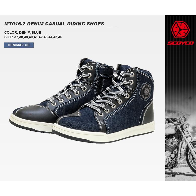 訳あり バイクシューズ SCOYCO(スコイコ) DENIMカジュアルライディングシューズ MT016-2 DENIM/BLUE 大き目サイズ 29cm/29.5cm 箱潰れ セール :scoyco-mt016-2-denim-blue-re:NB・バイク用品はとや - 通販 - Yahoo!ショッピング 訳あり バイクシューズ SCOYCO(スコイコ) DENIMカジュアルライディングシューズ MT016-2 DENIM/BLUE 大き目サイズ 29cm/29.5cm 箱潰れ セール :scoyco-mt016-2-denim-blue-re:NB・バイク用品はとや - 通販 - Yahoo!ショッピング