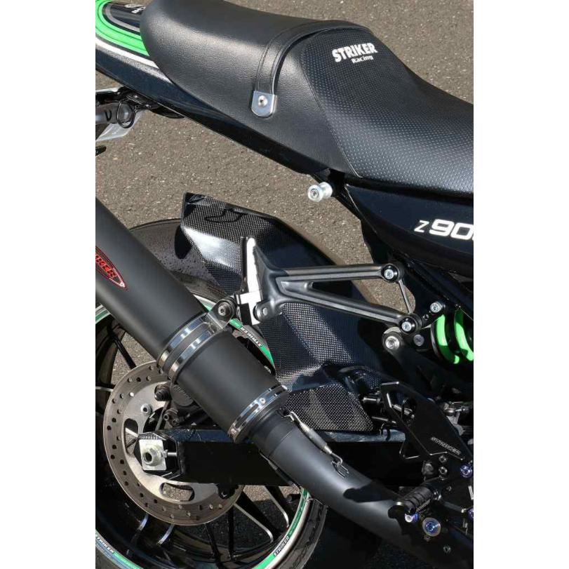 バイク用品リアフェンダー Z900RS/CAFE用 2021年モデル専用 黒ゲル