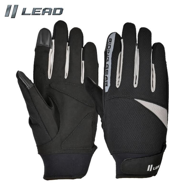 バイク用手袋 グリップ スマホ対応 画面操作 通気性 春夏 LEAD MOTORCYCLE GEAR リード工業 ライトメッシュグローブ GM-506A 取寄品 NB・バイク用品はとや - 通販 - Yahoo ショッピング