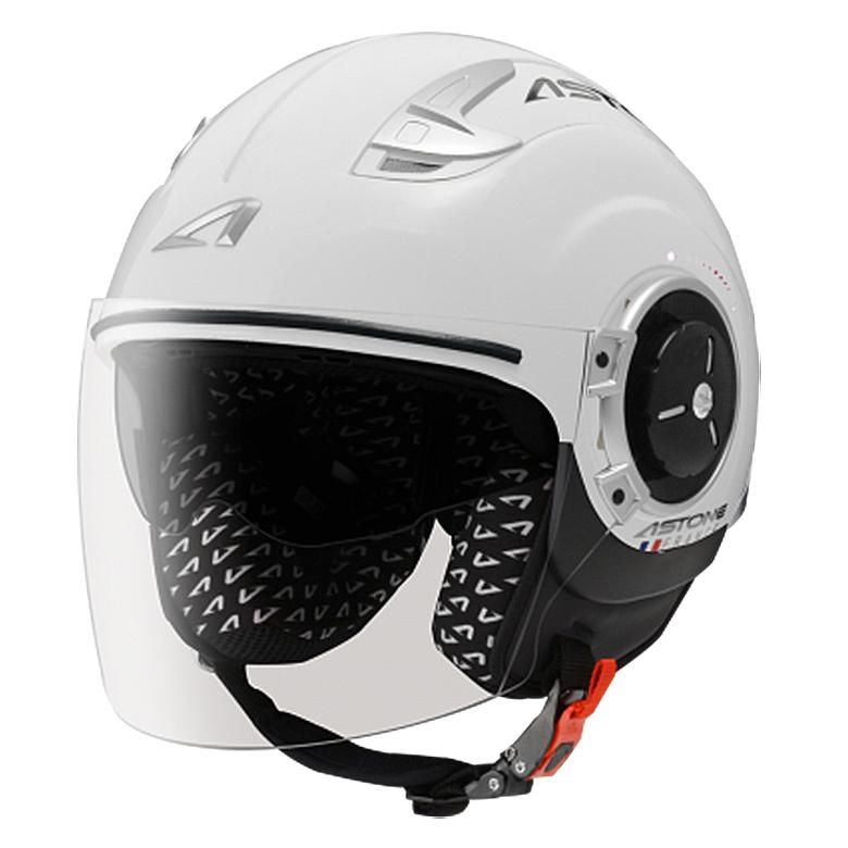 安全 バイクヘルメット ジェット ソリッド インナーシールド装備 カッコいい おすすめ 人気 Astone アストン Dj11 ホワイト Aynaelda Com