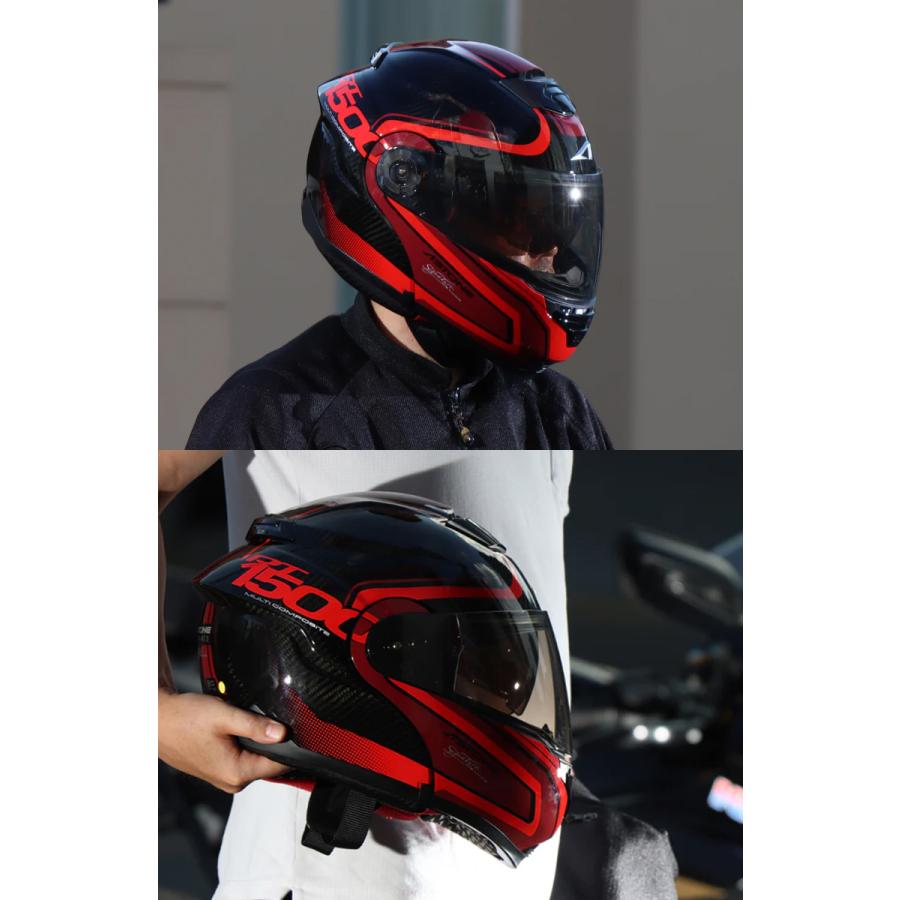 バイク ヘルメット システム カーボン インナーシールド バイク ヘルメット システム カーボン インナーシールド