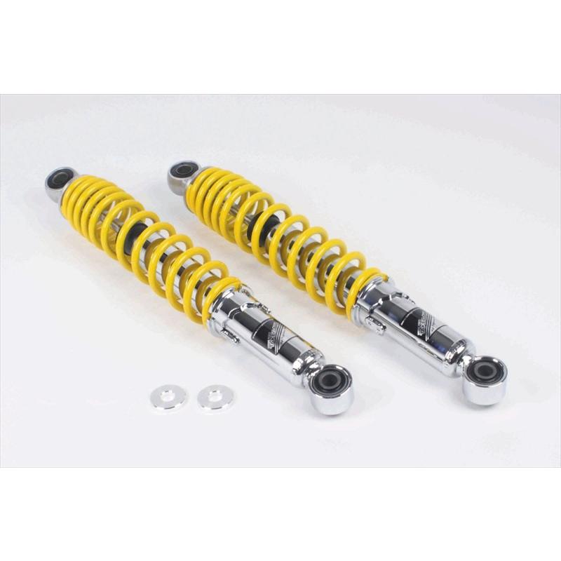 スーパーカブ　SP武川 リアショックアブソーバー クロムメッキ/レッド バイクパーツ スペシャルパーツタケガワ リアショックアブソーバー