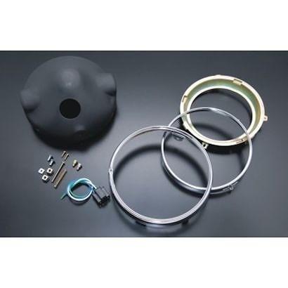 自動二輪車部分品 電装系 ドレミコレクション ともし火リム＆容れもの仕掛ける BLK 10297 バイク-ライト、レンズ