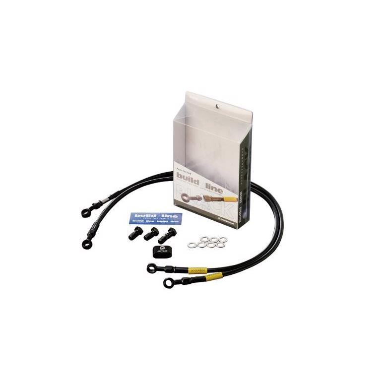 ふじ バイク ビルドアライン BUILDALINE Fホース ステンBLK TZR250 89-90