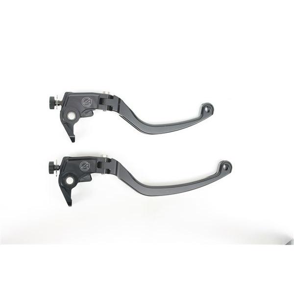 アクティブ ビレットレバー RSレーシングスペック クラッチ BLK／SLV ショート V-MAX1700 09-10 (アクティブ 1107275)