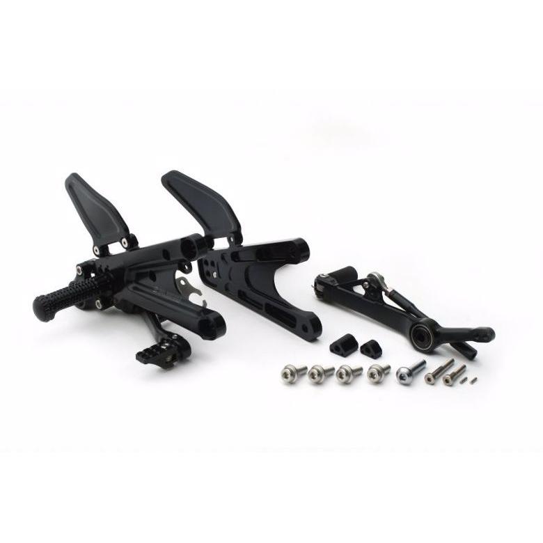 バイク ステップ エラボレート フットコントロールKIT BLK YZF-R6 17-20 FCK3002B 取寄品