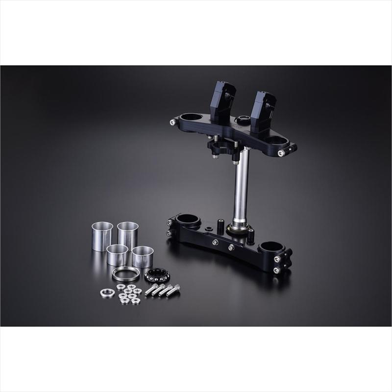 バイクパーツ ハンドル オーヴァーレーシング ステムキット BLK 55-181