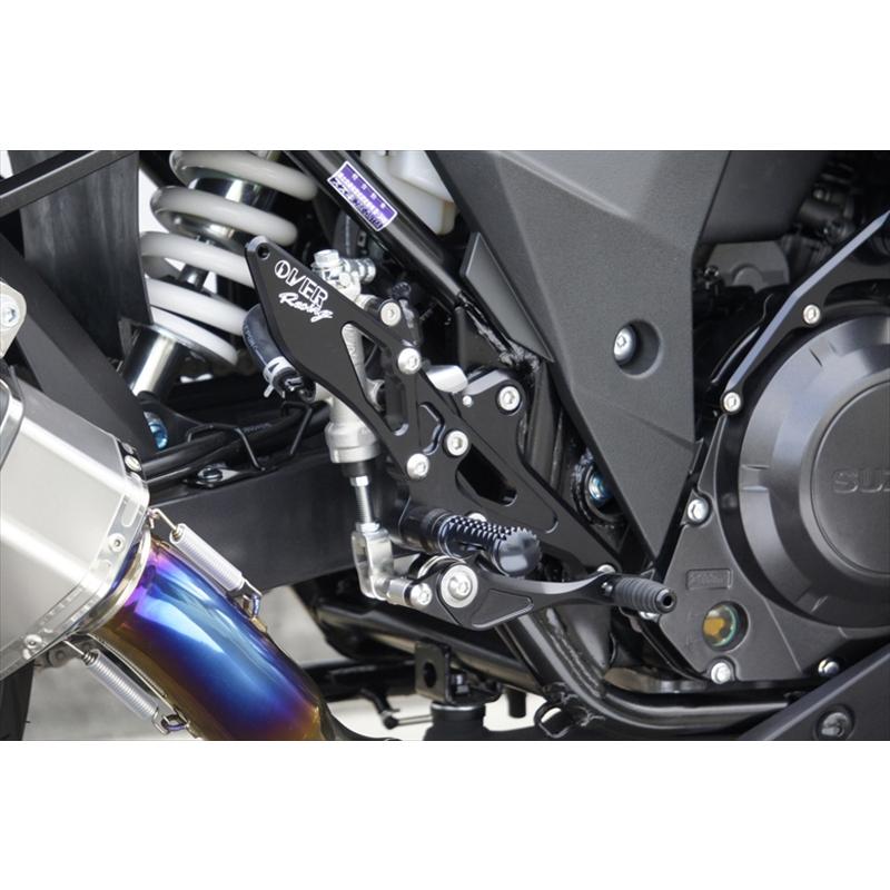 ステップ オーヴァーレーシング OVER バックステップ 4P BLK GSX250R 51-57-01B 取寄品｜hatoya-parts｜03