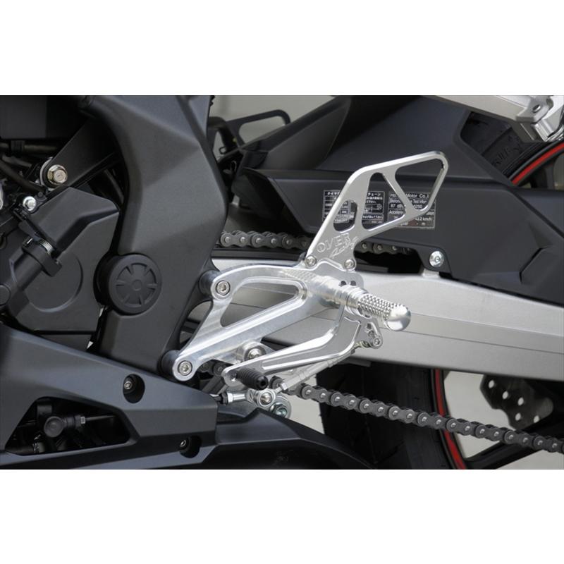 ステップ オーヴァーレーシング OVER バックステップ 4P SIL CBR250RR 17- 51-02-01 取寄品｜hatoya-parts｜02