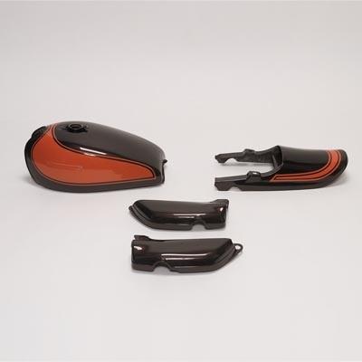 バイクパーツ 外装 ドレミコレクション ペイントズミタンクセット ヒノタマカラー 10001
