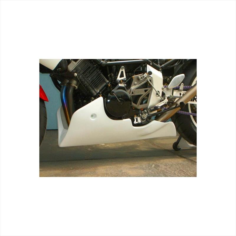 バイクパーツ 外装 クレバーウルフ アンダーカウル 白ゲル TRX-003-00
