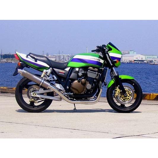 バイク マフラー ZEEX フルEX ソリッドチタン/φ110 ZRX1200R/S 