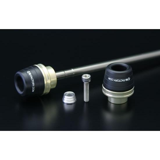 K-FACTORY アクスルスライダー ZZR1100 D/ZZR1200 (ケイファクトリー 106LZBI012B) エンジンガード-車、バイク、自転車-バイク
