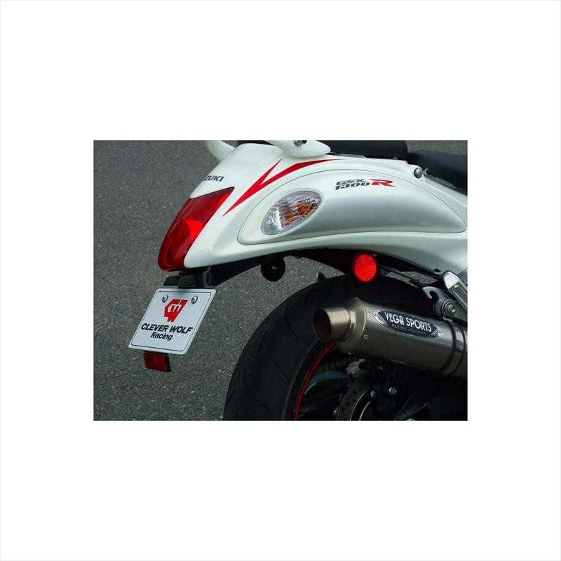バイクパーツ 外装 クレバーウルフ フェンダーレスキット 黒ゲル 08HA