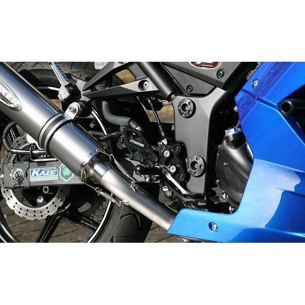 バイク ステップ ストライカー ストライカー ステップキット BLK Ninja250 Ninja250R SS-AA294B 取寄品 セール｜hatoya-parts｜03