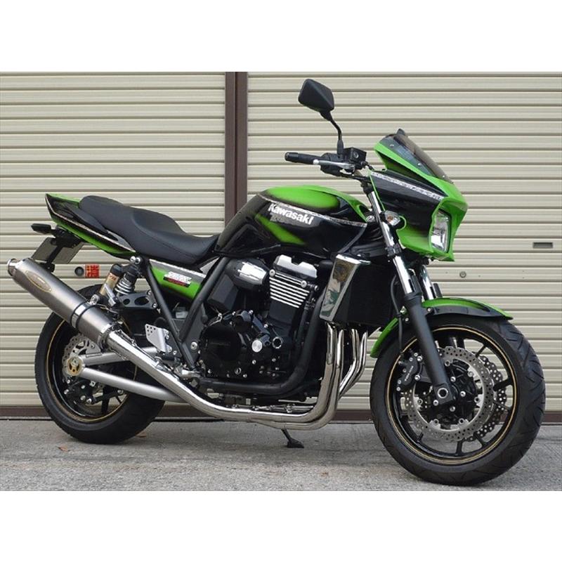 バイク マフラー ZEEX フルEX ソリッドサイレンサー ZRX1200 DAEG T21