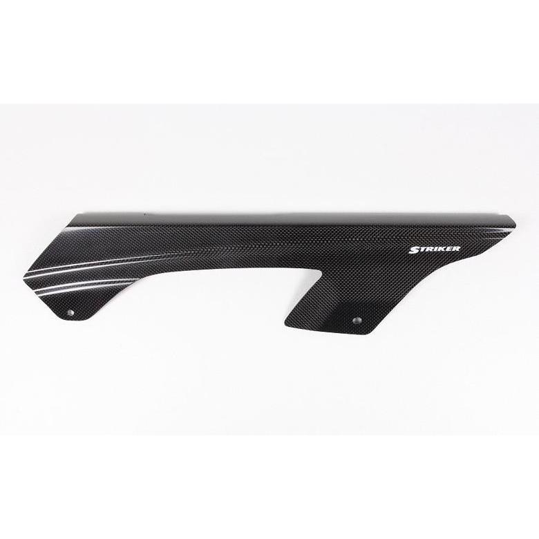 バイク STRIKER ストライカー カーボンチェーンカバー GPZ750 バイク STRIKER ストライカー カーボンチェーンカバー GPZ750