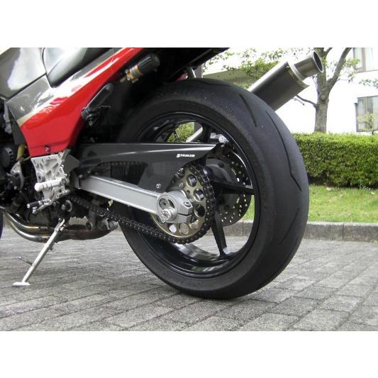 バイク STRIKER ストライカー カーボンチェーンカバー GPZ750 バイク STRIKER ストライカー カーボンチェーンカバー GPZ750