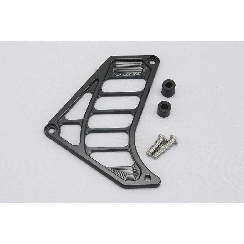 K-FACTORY フロントスプロケットカバー スーパーBLK 1198(10-) (ケイファクトリー 506FZAQ023R)