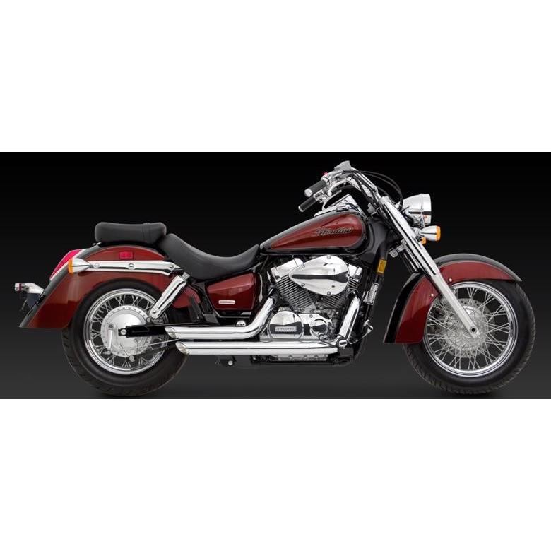 バイクパーツ マフラー バンスアンドハインズ ShortShots Staggered ショートショットスタッガード クローム マフラー 1810-0557_5