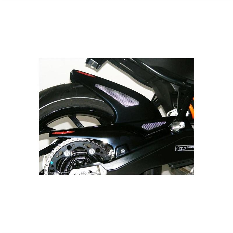 バイクパーツ 外装 パワーブロンズ リアフェンダー BLK/メッシュSLV