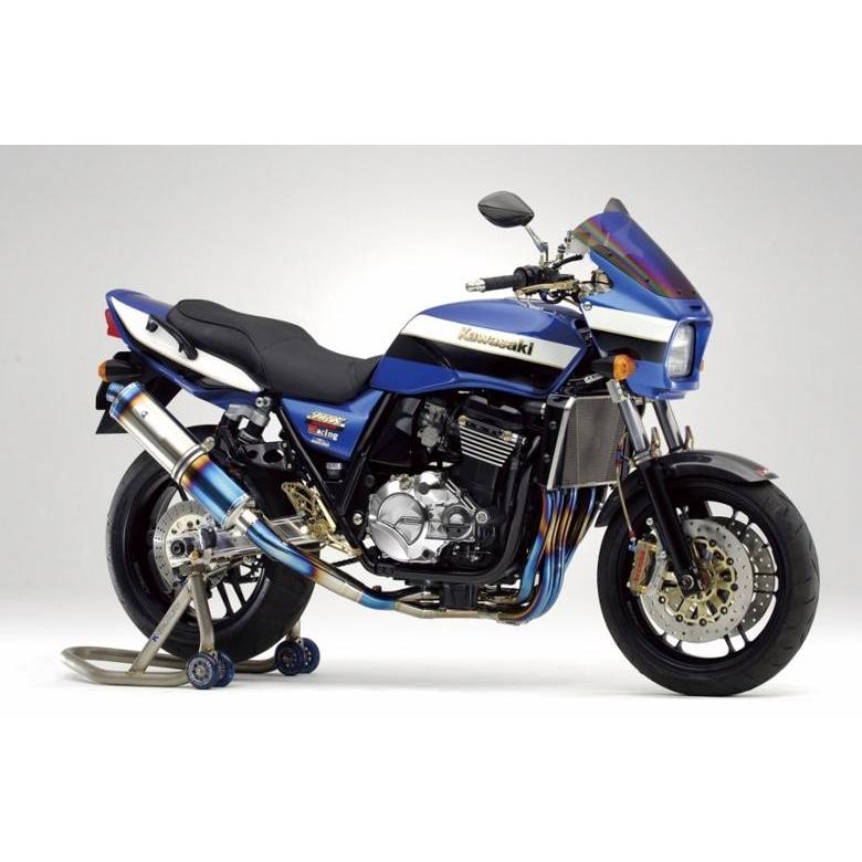バイク K-FACTORY FRCチタン フルEX UPタイプ SBL-B ZRX1200(BC バイク K-FACTORY FRCチタン フルEX UPタイプ SBL-B ZRX1200(BC