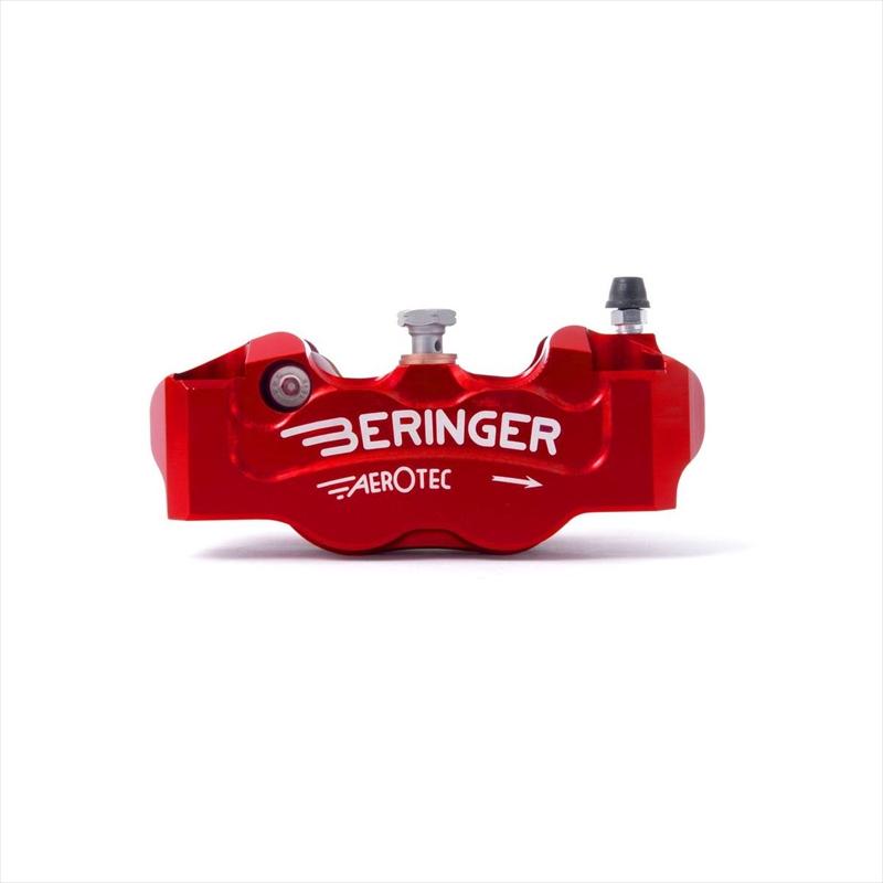 BERINGER(ベルリンガー) 4P ラジアルキャリパー 左 レッド 4R12A-R