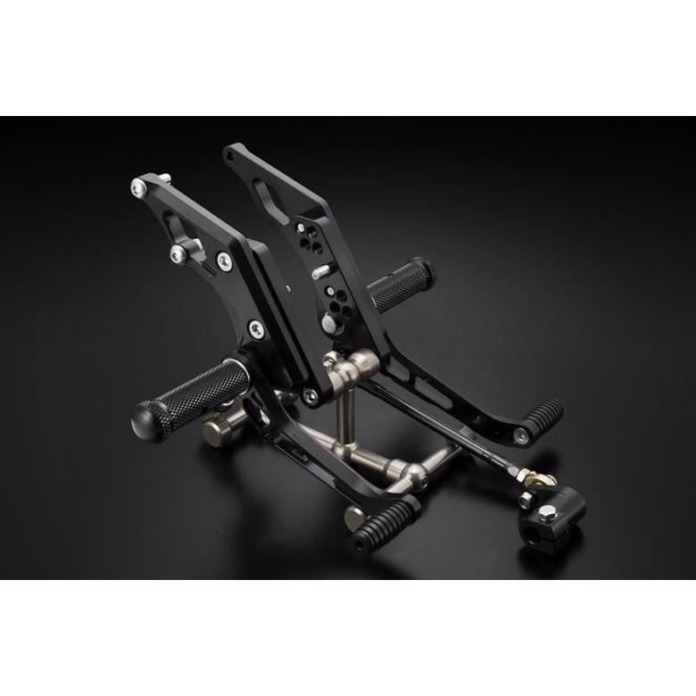 バイク K-FACTORY ライディングステップ スーパーブラック ZRX1200 -09 DAEG ケイファクトリー 103MZBR074R 取寄品